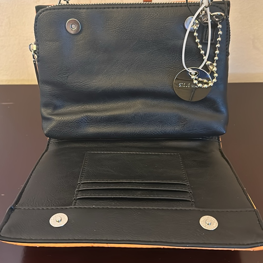 Steve Madden  bright orange crossbody bag with silver hardware. BNWOTS! - Picture 6 of 11